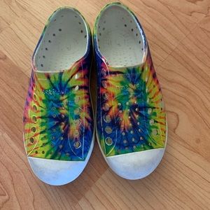 Kids Tie Dye Native Shoes